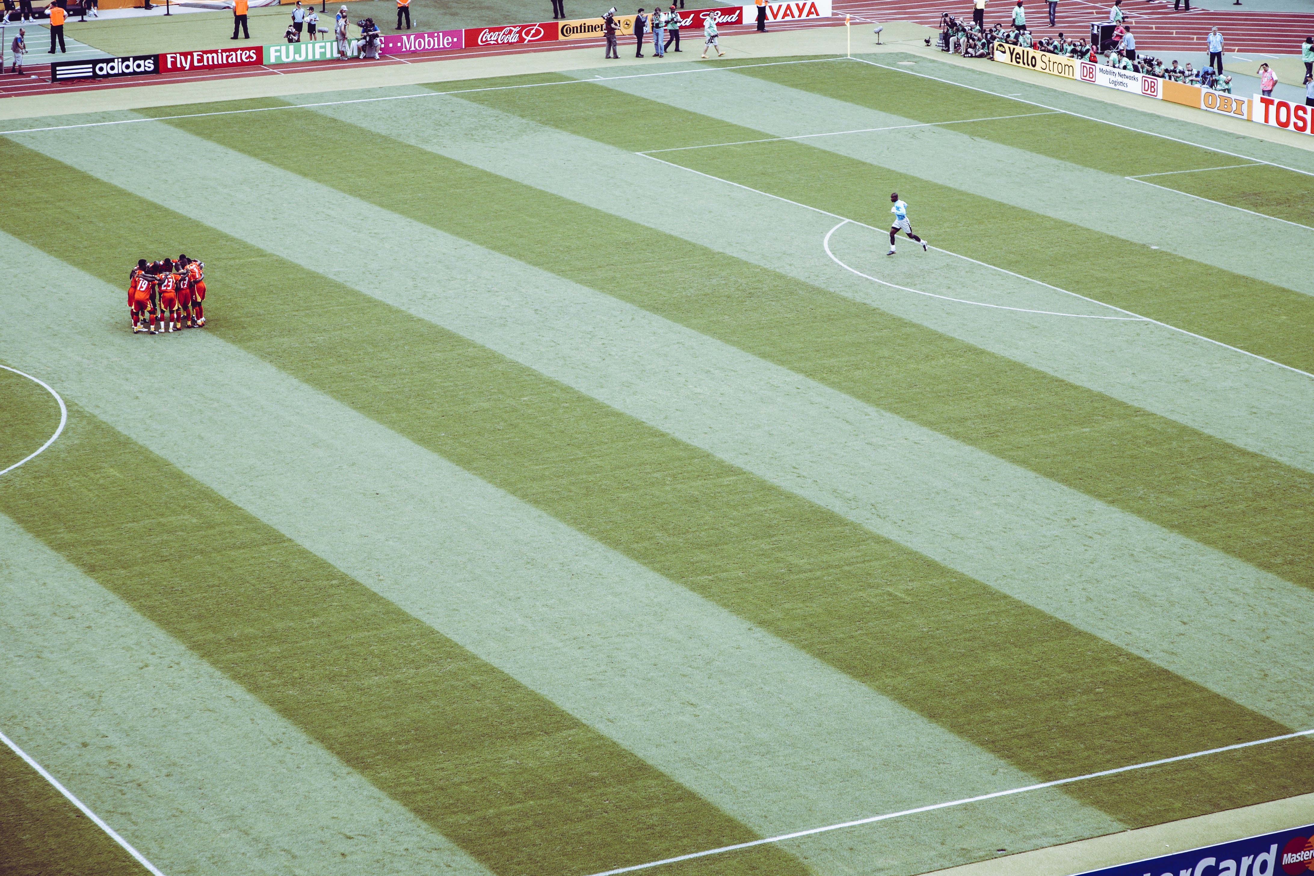 Photo a sports field
